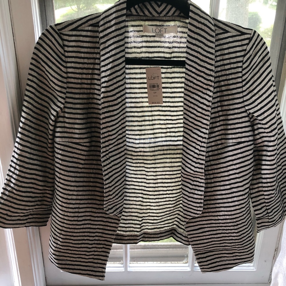 Black and gold blazer